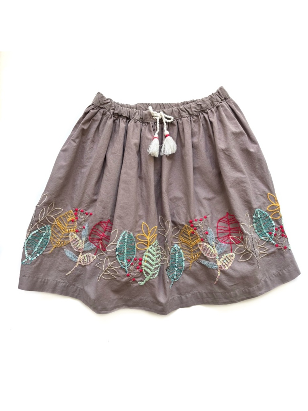 Peek Embroidered Skirt